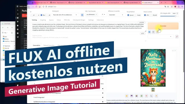 FLUX AI: Lokal installieren, kostenfrei nutzen (ohne ComfyUI) – Einfaches Tutorial zu FLUX.1 [dev]