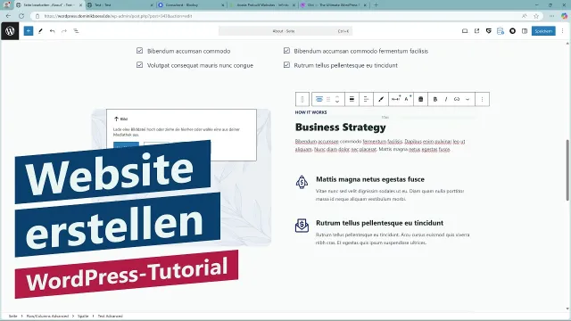 WordPress Website erstellen – Tutorial, Anleitung