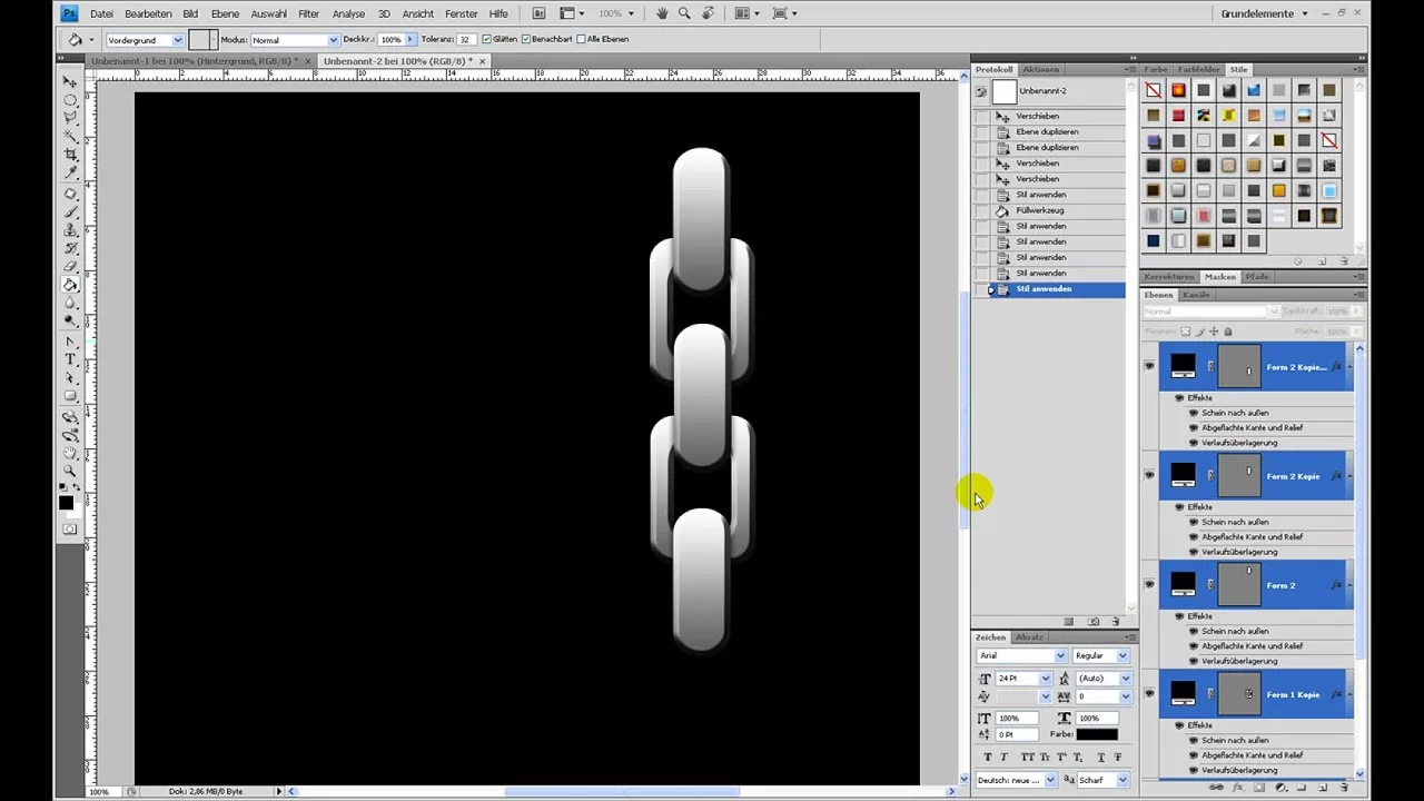 Einfache Kette erstellen – Photoshop-Tutorial