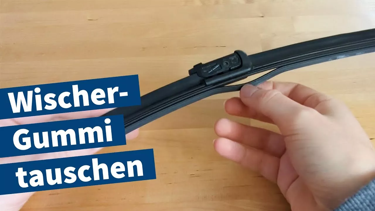 Scheibenwischer Gummi Wechseln – Wischerblatt Austauschen – Tutorial ...